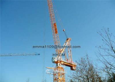 China 25t Big QTD500-5078 Luffing Tower Crane 50m Long Lifting Jib 7.8t Tip Load for sale