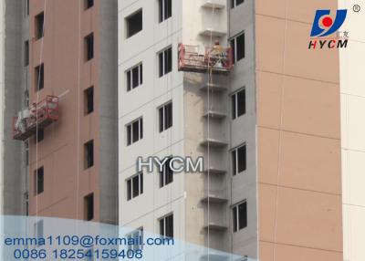China Suspended Working Platform from 630 kg to 1000 kg load for 100 meter Height Building for sale