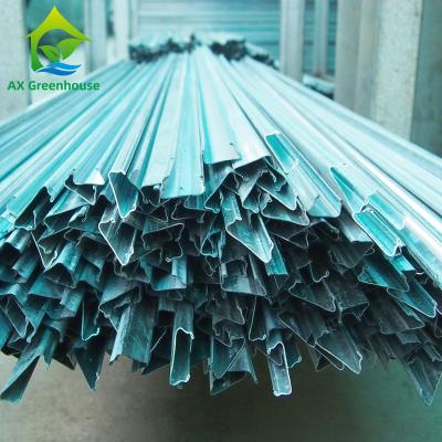 China 4m To 6m Length Greenhouse Film Lock Channel And Wiggle Wire for sale