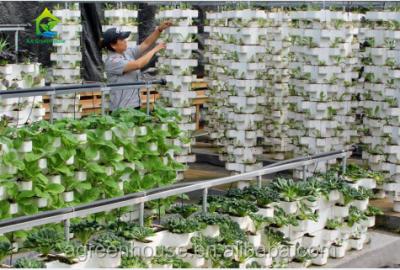 China Food Grade 3.0-5.0mm Thick PVC NFT Hydroponic Gutter For Strawberries for sale
