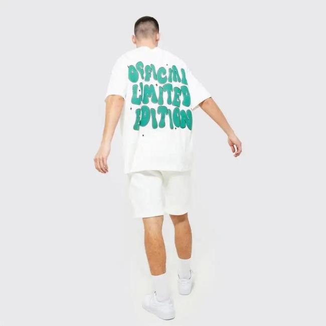 Summer Men′s Shirt Shorts Set Plain Casual Towel Fabric Shirt Vacation Beach Clothing Outfit Two Piece Men′s Tracksuit Set