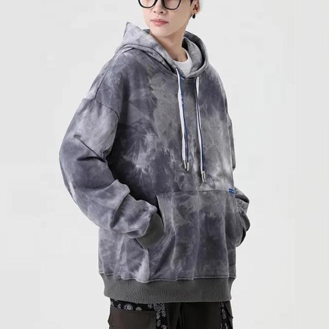 Men′s Vintage Hoodie Oversized Customize 100% Cotton Pullover Sweatshirt Hoodie