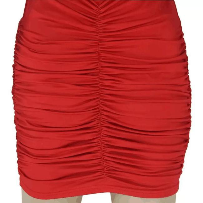 Sexy Pleated Dress Night Party Wrap Dresses Open Back Sleeveless Luxury Summer Sheath Sexy & Club Dress
