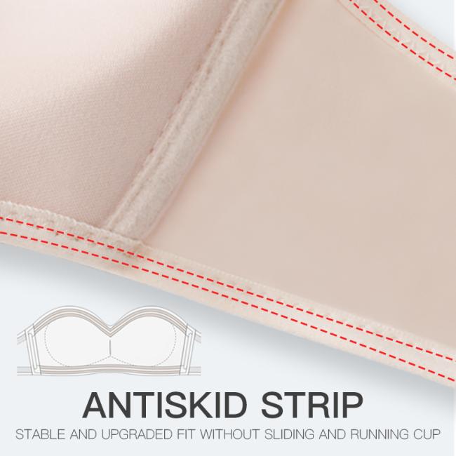 Hot Strapless Bra Wear Seamless Mould Sexy Girl Bra with Pad