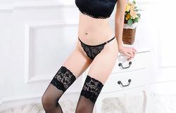 Ladies Sexy Lingerie Adjustable See Through Women Floral Cotton Crotch Sexy Lace Panties