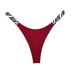 Women Print Leopard Lingerie Seamless Sports Thong Female Ladies Panties