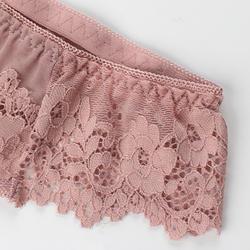 Lace Floral Low-Wasit Panty Women Lace Underwear Thong for Ladies
