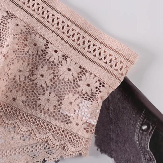 2023 New Fashion Women Floral Sexy Briefs Lace Panties Women′ S Panties Woman Underwear