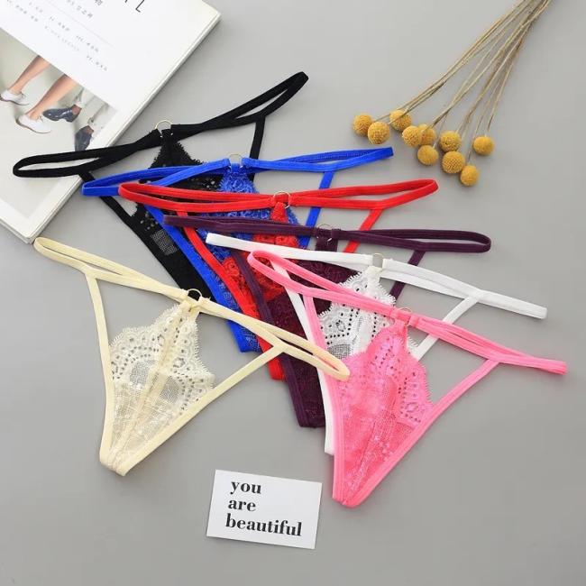 2023 Sexy Panties Transparent See Through Underwear Panties Hollow out G-String Pants