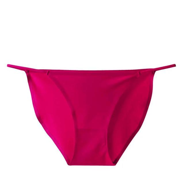 Hot Sale Girl Underwear Spandex Seamless G-String Women′s Sexy Thong Ladies Panties