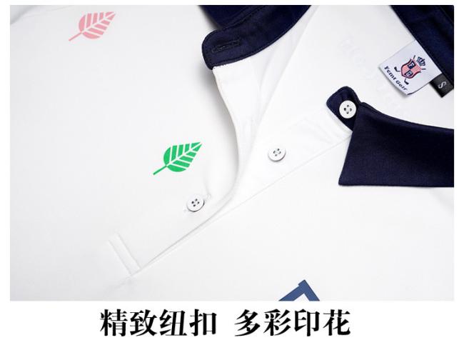 Autumn Golf Shirt Long-Sleeved Sports T Shirt Casual Printed Polo for Women