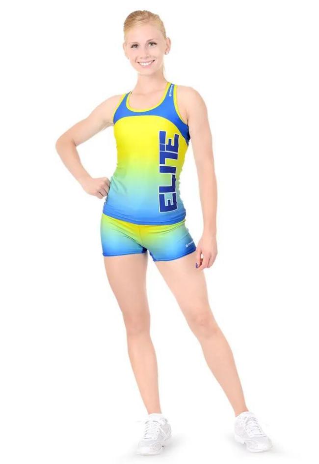 Comfortable Cheer Bra and Short Cheerleading Practice Wear Training Wear