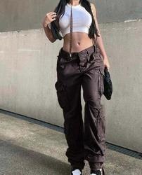 Baggy Utility Custom Utility 6 Pocket Cargo Pants Women