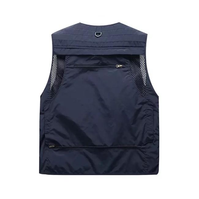 Summer Fashion Men′ S Photographer Waistcoat Mesh Many Pocket Vest
