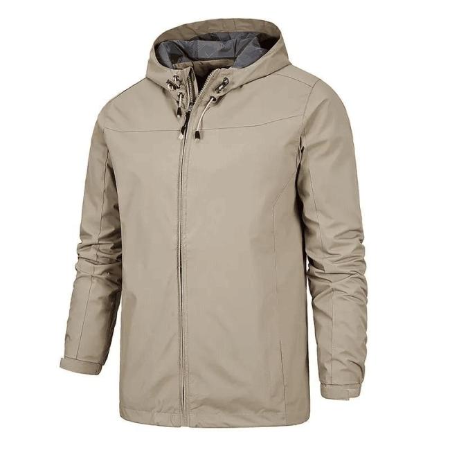 Custom Logo Windbreaker Jacket Men Outdoor Sports Plus Size Climb Mountain Thin Waterproof Hooded Coats