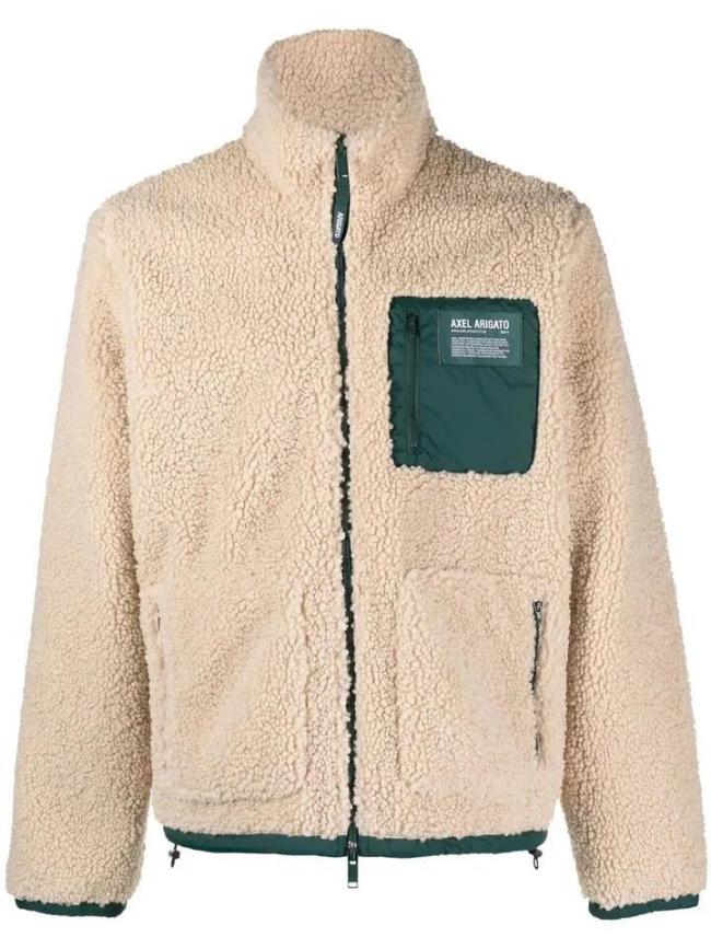 Custom Logo Streetwear Zip up Fleece Teddy Sweatshirt Coat Men′s Winter Teddy Jacket