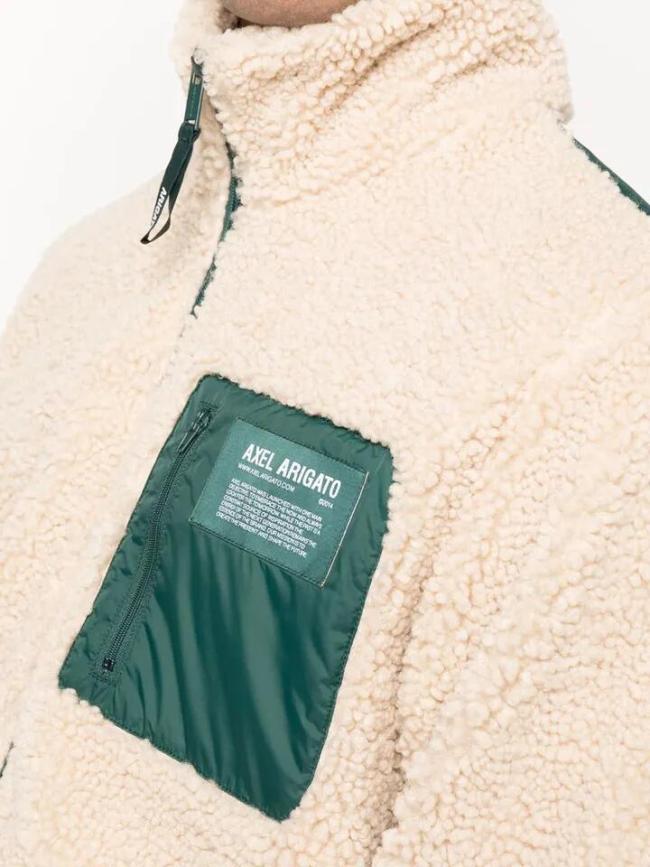Custom Logo Streetwear Zip up Fleece Teddy Sweatshirt Coat Men′s Winter Teddy Jacket