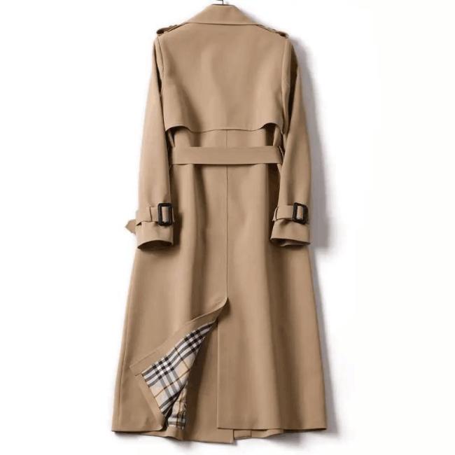 Elegant Light Fashion Korean Style MID-Length Trench Coat for Women 2020 Popular Belted Overcoat for Spring Autumn