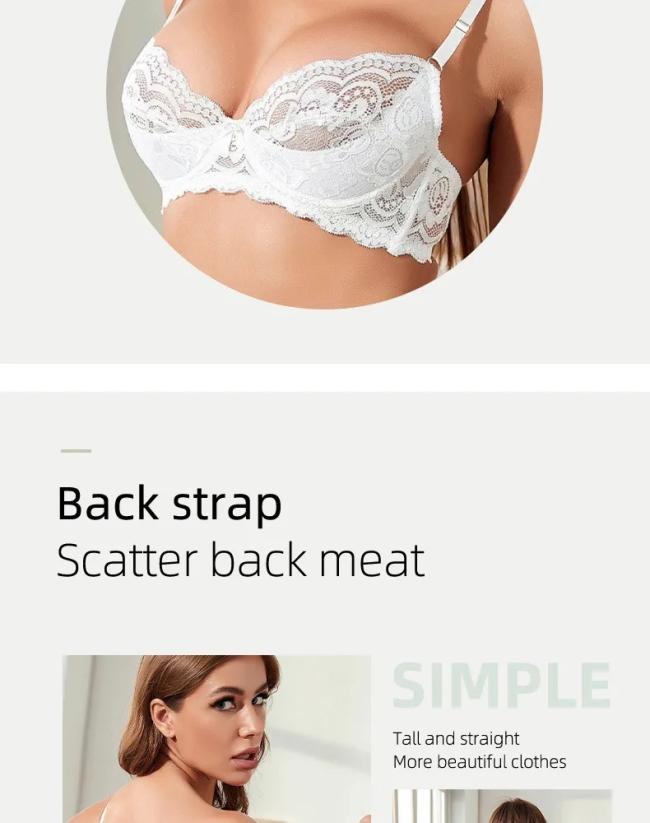 Top Quality Ladies Invisible Women Lace Transparent Silicone Strap Bra Cups Disposable See Through Bra