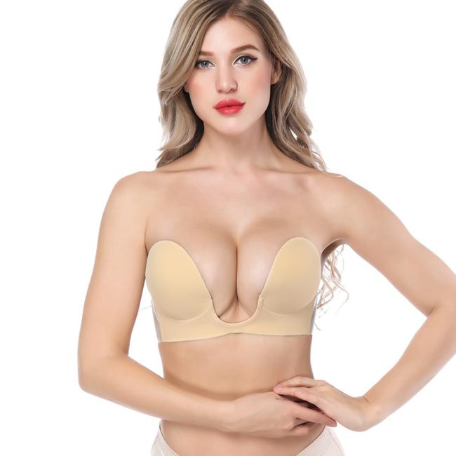 Summer Women Underwear Accessories Market Popular Nipple Covers Invisible Strapless Silicone Bra