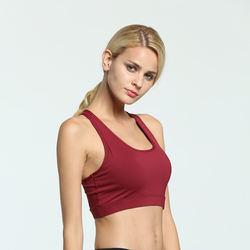 OEM Gym Sport Bra Clasp Yoga Fitness Sports Bra with Pocket