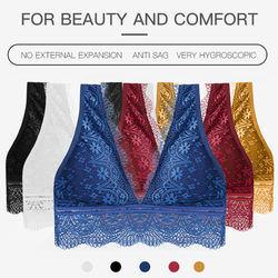 Custom Band Wireless Bratriangle Sexy Lace Underwear Bralette Bra for Woman