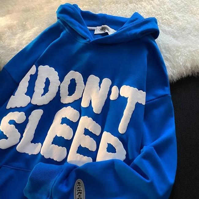 Custom High Quality 3D Puff Printing Hoodie Heavy Weight 100% Cotton Pullover Men′s Hoodies