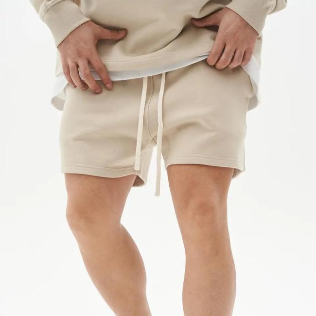 Men Cotton Sweat Shorts with Pockets Workout Casual Loose Shorts Sportswear Running Athletic Mens Shorts Gym