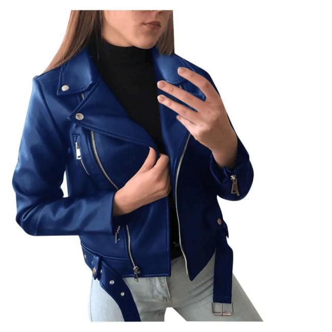 Leather Jacket Winter and Autumn Fall Apparel Clothes for Women Cardigan Blazer Jacket Blazers Ladies Coats