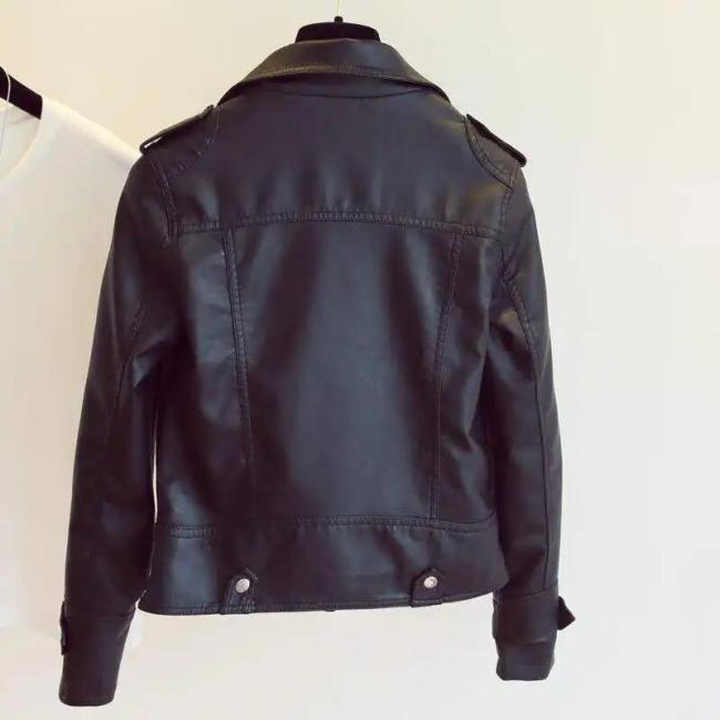 Leather Jacket Winter and Autumn Fall Apparel Clothes for Women Cardigan Blazer Jacket Blazers Ladies Coats
