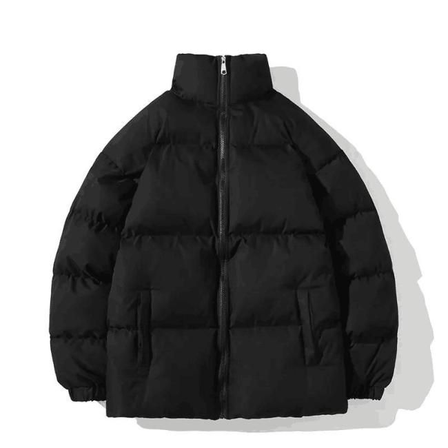 Custom Winter Puffer Jacket for Men Stand Collar Casual Outwear High Quality Coats Padded Men Jacket