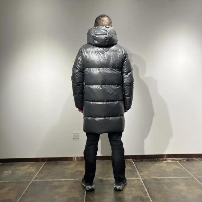 High Quality Fashion High Street Cotton or White Duck Down Filling Hoodie Puffer Jacket for Men Parka Coat