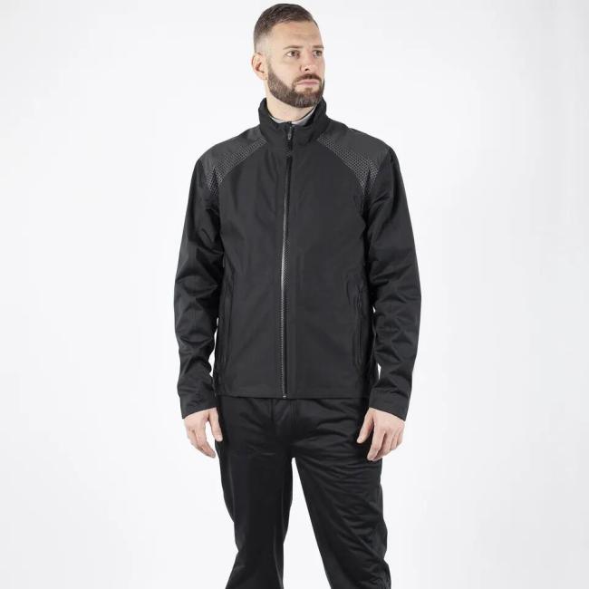 Custom Utility Golf Waterproof Jacket Outwear Coat Waterproof Rain Suits OEM Pockets Black Nylon Softshell Jacket for Men