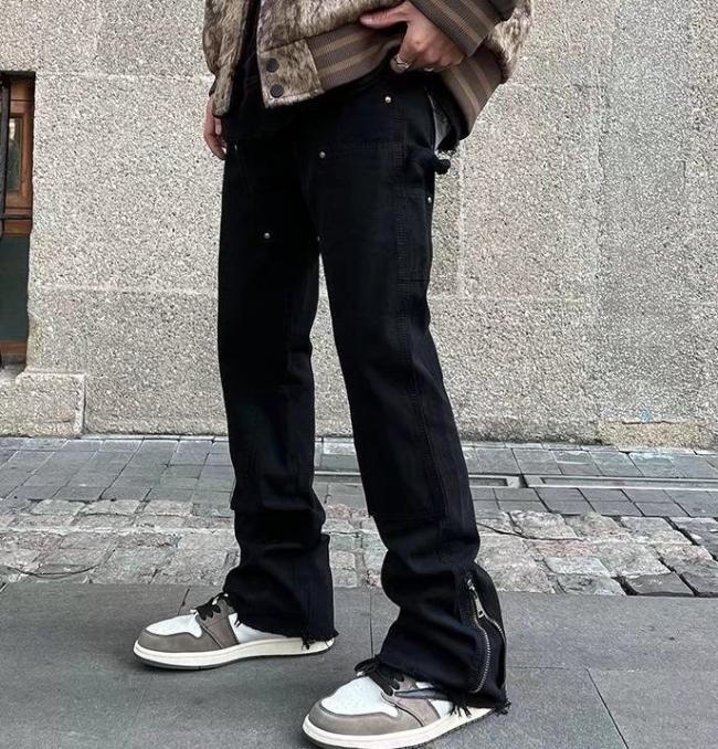Men Cargo Jogger Pants Cargo Multi Pockets Custom Straight Track Pant Men Khaki Trousers Cargo Pants