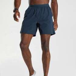 Wholesale Workout Fitness Customize Running Training Shorts Woven Spandex Nylon Athletics Sports Gym Shorts for Men