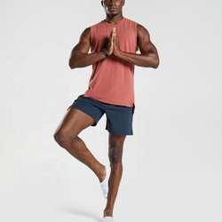 Wholesale Workout Fitness Customize Running Training Shorts Woven Spandex Nylon Athletics Sports Gym Shorts for Men