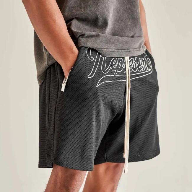 High Quality Men′s Shorts Custom Logo Mens Shorts Casual Hip Hop Streetwear Shorts for Men