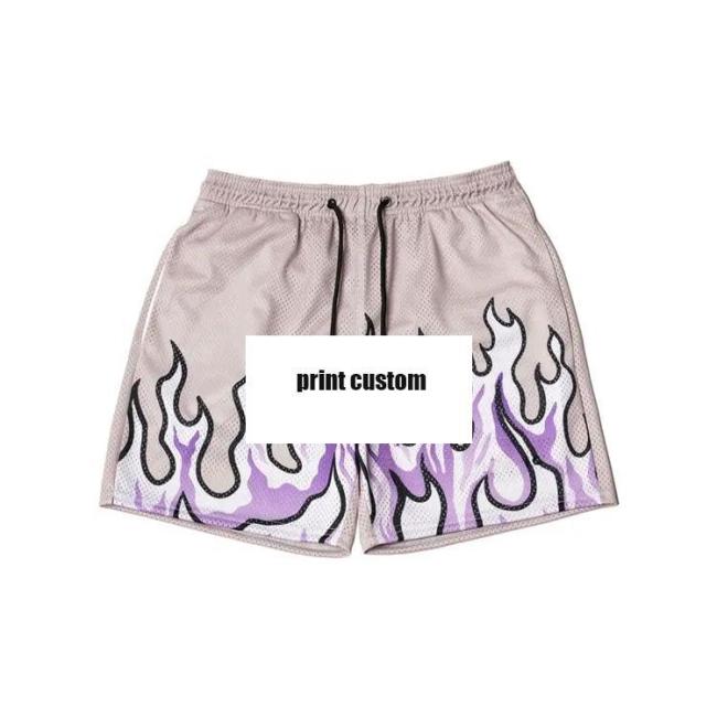 Custom Sport Mesh Short Running Gym Mens Shorts Summer Beach Shorts Fitness Soft Breathable Fashion Casual Soft Shorts