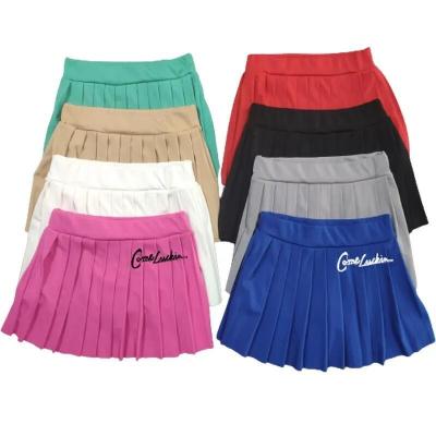China High Waist Women Fashion Dress Candy Colors Sleeveless Pleated Skirt for sale
