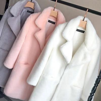 China                  Wholesale Custom Design Ladies Jacket Winter Fur Long Coats for Women              for sale