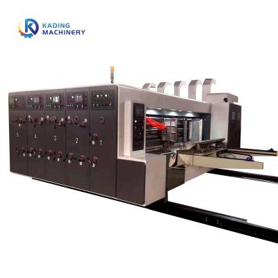 China 3 Colors Carton Printing Machine Of Flexo Printing For 5 Layers Corrugated Board for sale