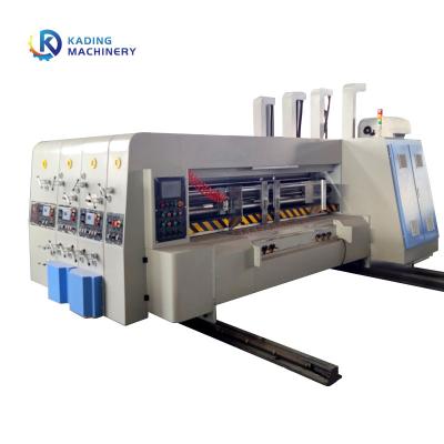 China Flexographic Carton 2800mm Making Cardboard Box Printing Machine With Vacuum Transfer for sale