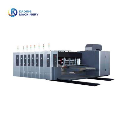 China High Speed Printing Machine For Carton Box With PLC Touch Screen for sale