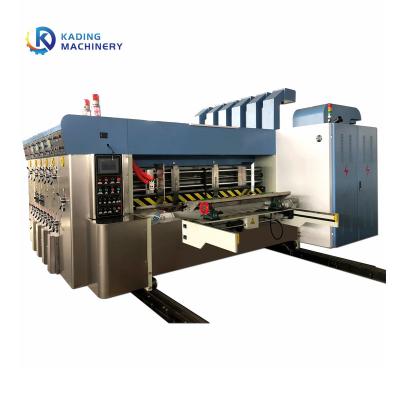 China High Speed Corrugated Box Printer With Automatic Die Cutting for sale