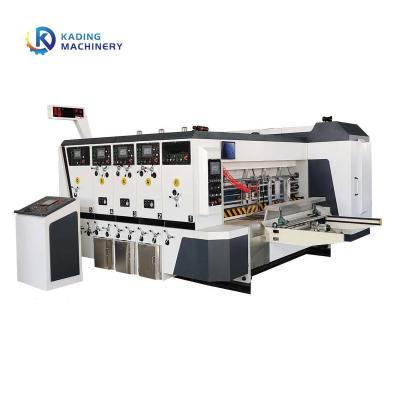 China Multi Color Flexo Printing Machine For Corrugated Carton With PLC Touch Screen for sale
