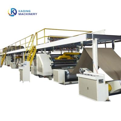 China 5 Layers Corrugation Line With Production Management System And Single Facer for sale