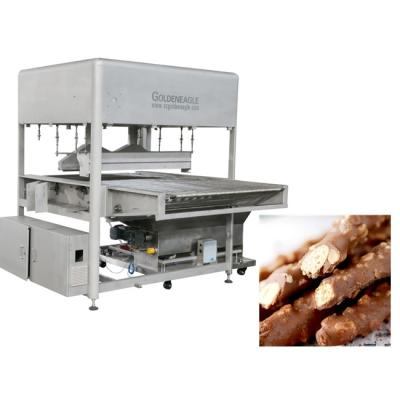 China Covered Fruit 1200mm Chocolate Enrobing Machine for sale