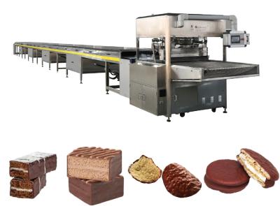 China 1200mm Chocolate Enrobing Machine for sale