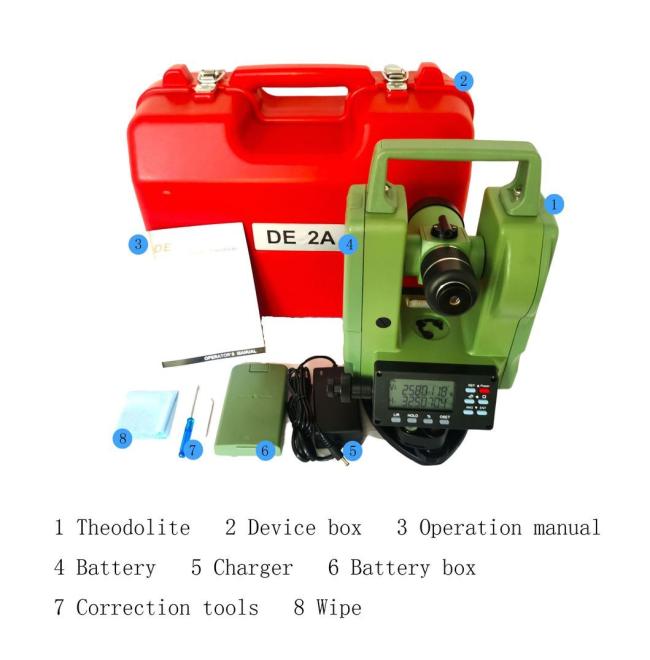 Industrial Grade Dadi De2al Theodolite with High Quality