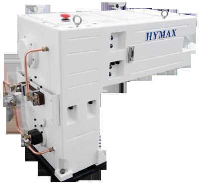 China Block Type Conic Twin Screw Extruder With Vertical Type Gear Box High Torque Gear Reducer for sale